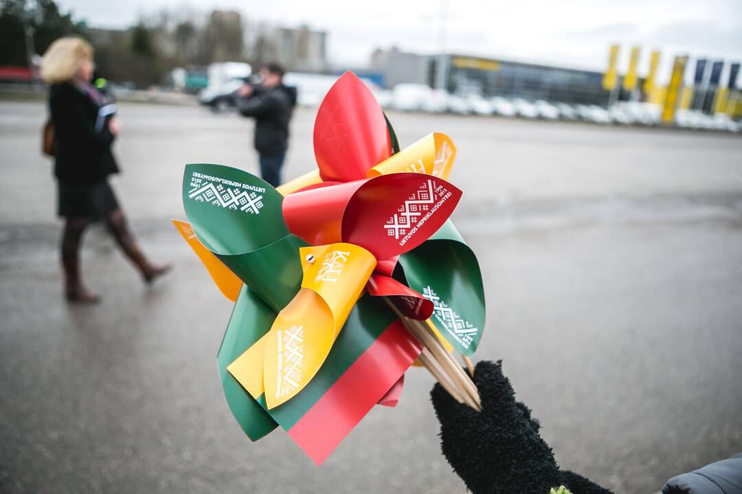 Policijos ir moksleivių akcija „Su Kovo 11-ąja“ 