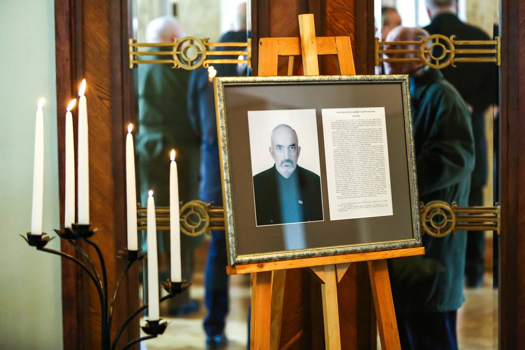 Atsisveikinimas su A. Patacku Kauno karininkų ramovėje