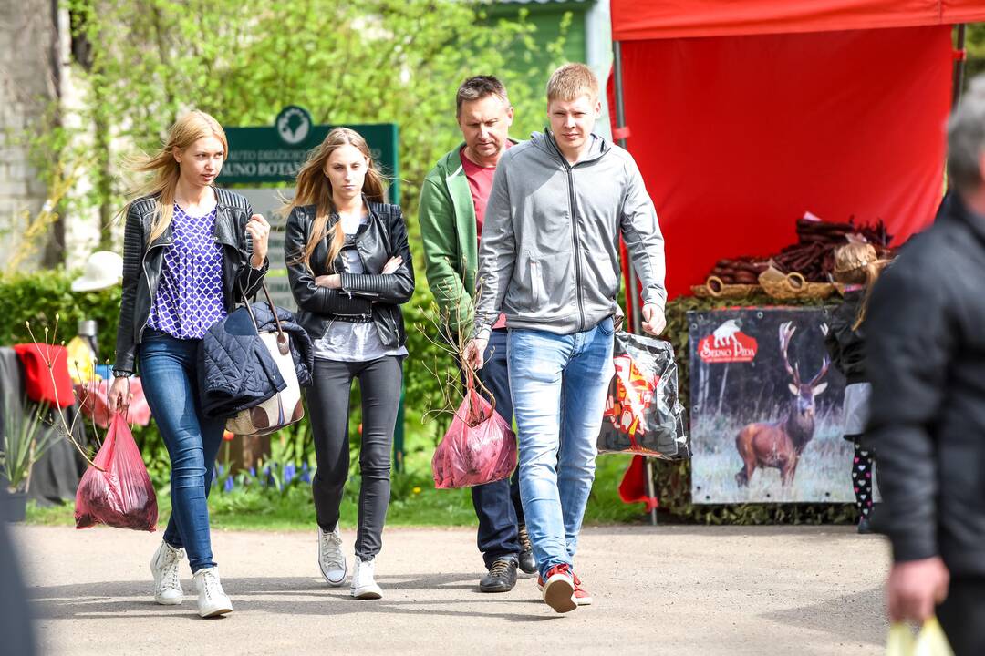 Pavasario mugė Kauno botanikos sode