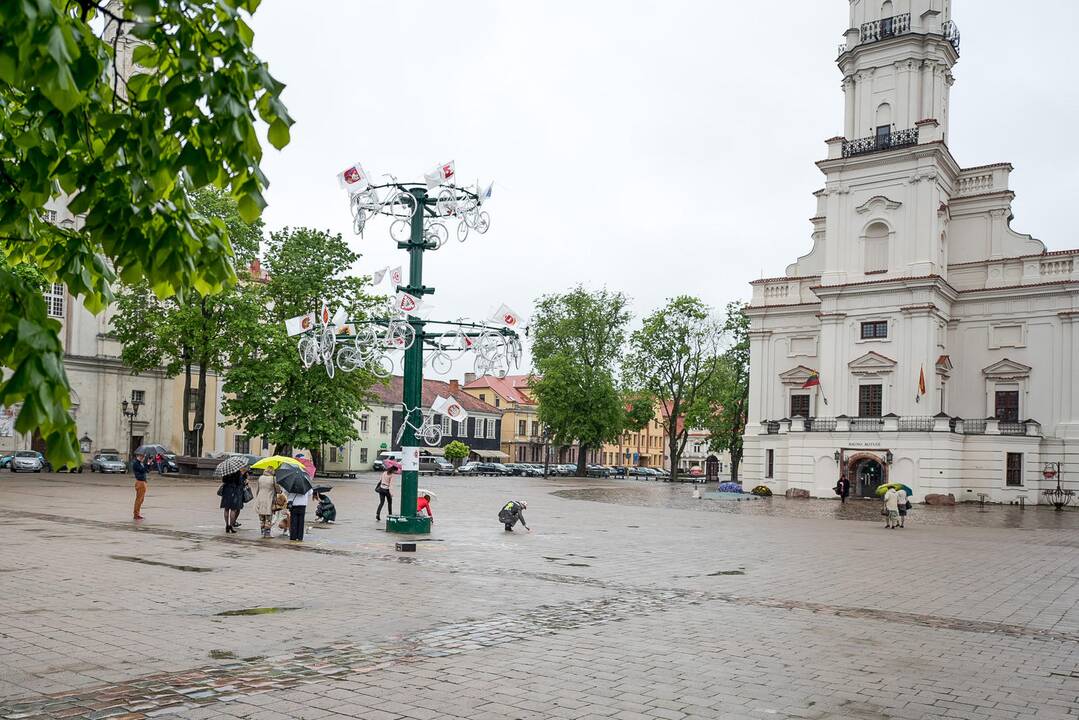 Metų kaunietės Rotušės aikštėje