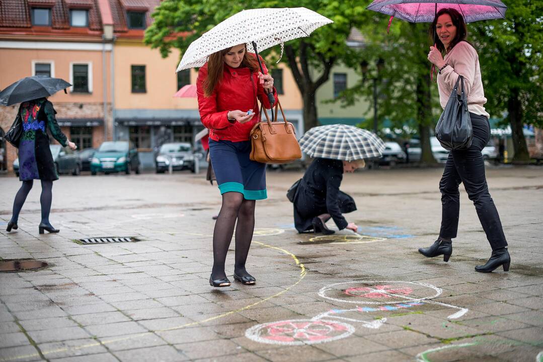 Metų kaunietės Rotušės aikštėje
