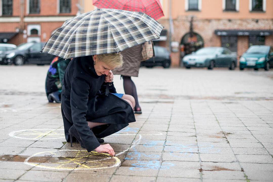 Metų kaunietės Rotušės aikštėje