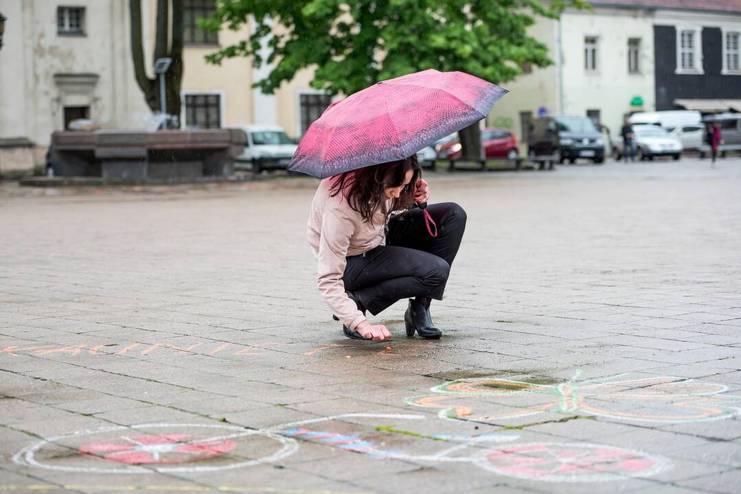 Metų kaunietės Rotušės aikštėje