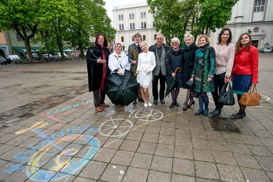 Metų kaunietės Rotušės aikštėje