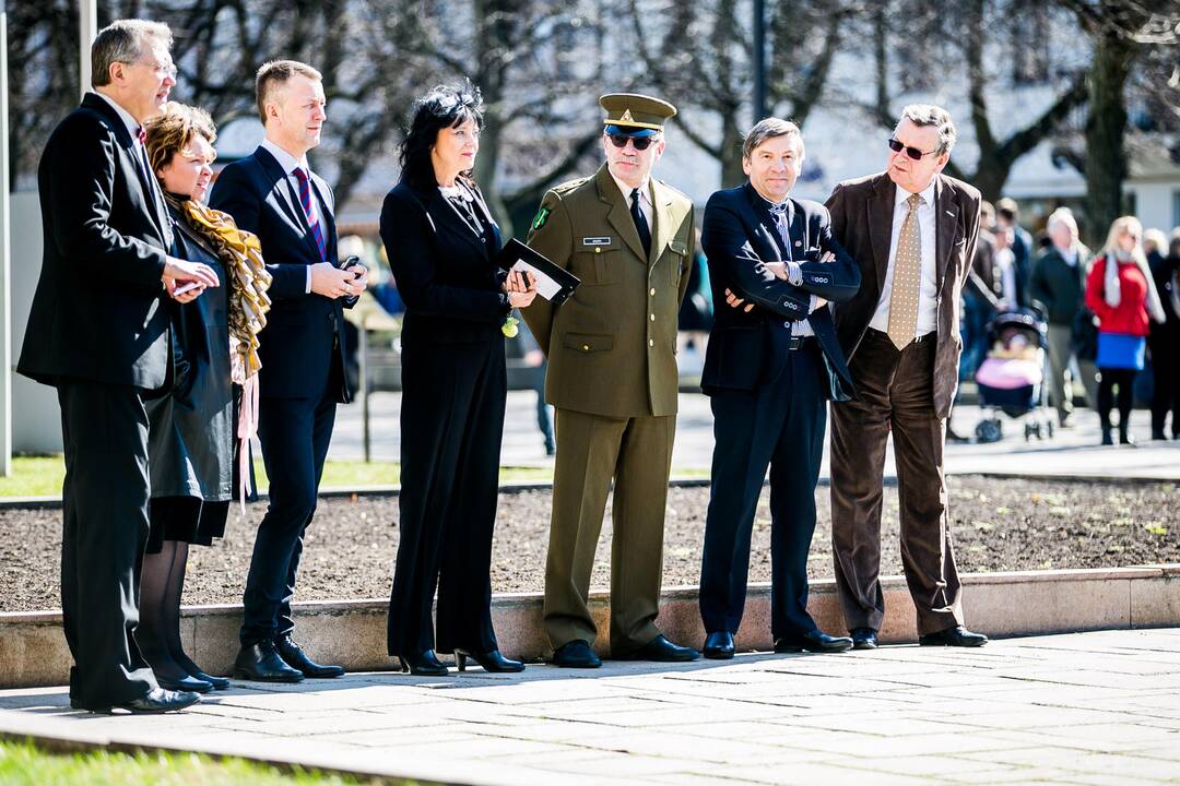 NATO vėliavos pakėlimo ceremonija Kaune
