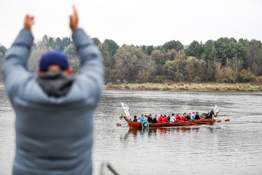 Vikingų laivai Zapyškyje