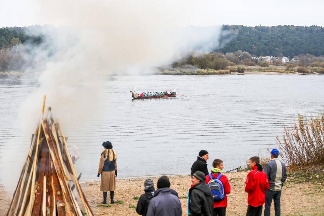 Vikingų laivai Zapyškyje