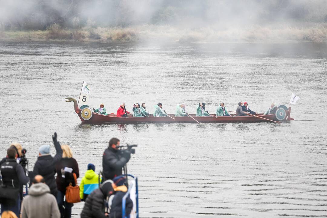 Vikingų laivai Zapyškyje