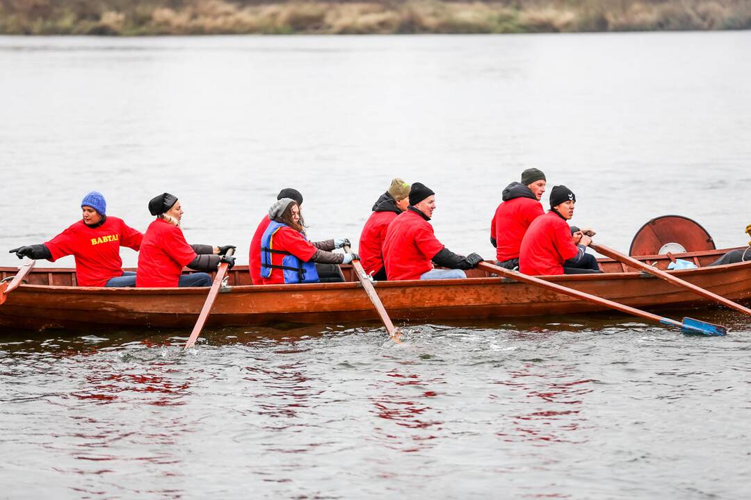 Vikingų laivai Zapyškyje