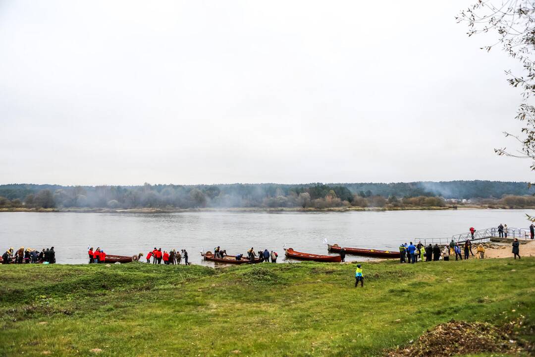 Vikingų laivai Zapyškyje