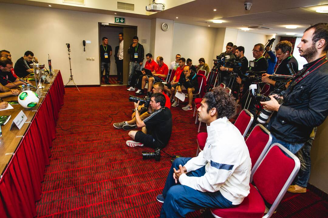  Europos U-19 futbolo čempionato spaudos konferencija