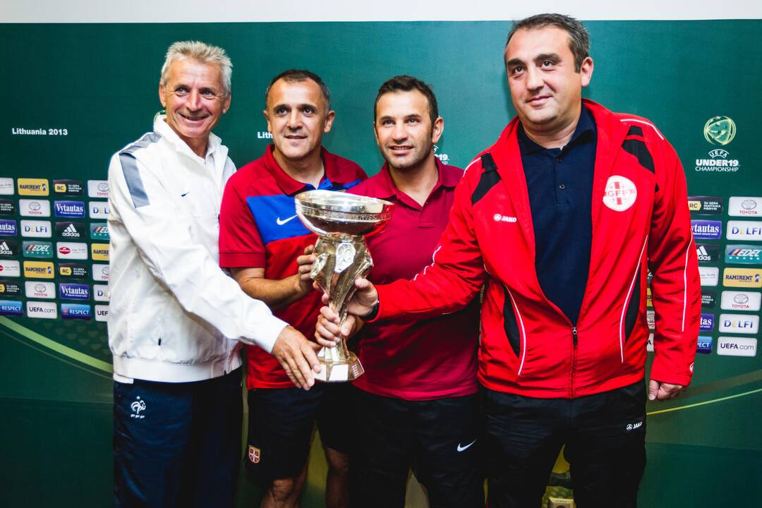  Europos U-19 futbolo čempionato spaudos konferencija