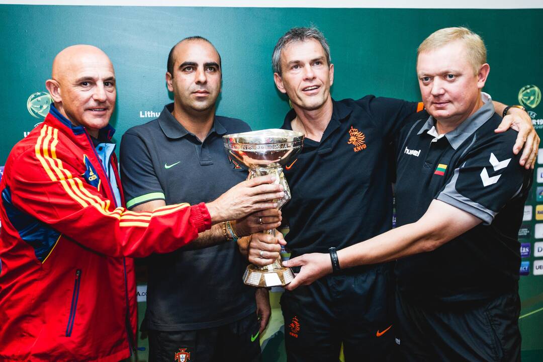  Europos U-19 futbolo čempionato spaudos konferencija
