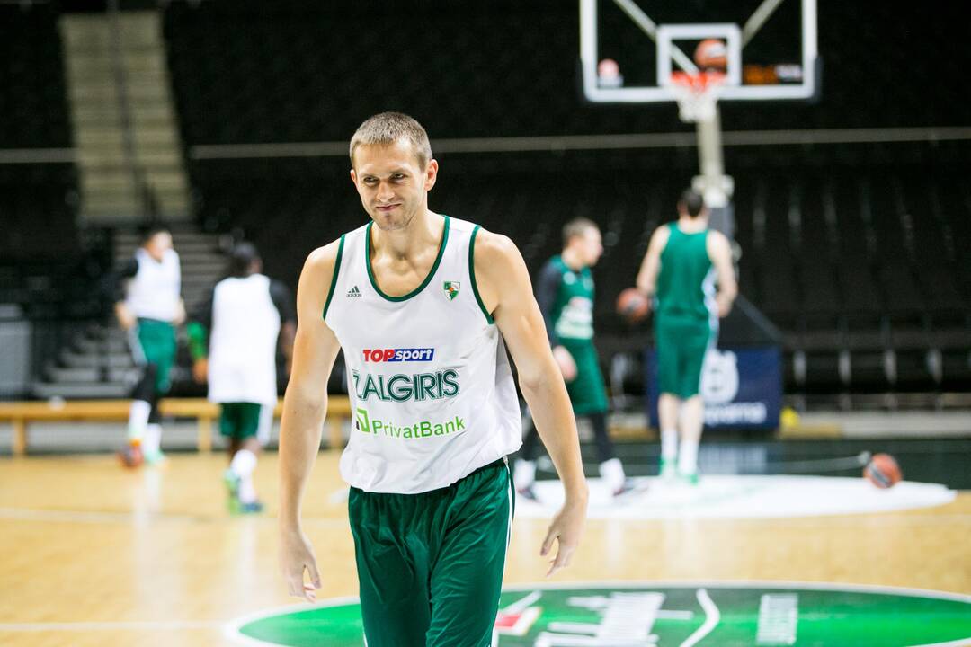 "Žalgirio" treniruotė prieš susitikimą su Miuncheno „Bayern“
