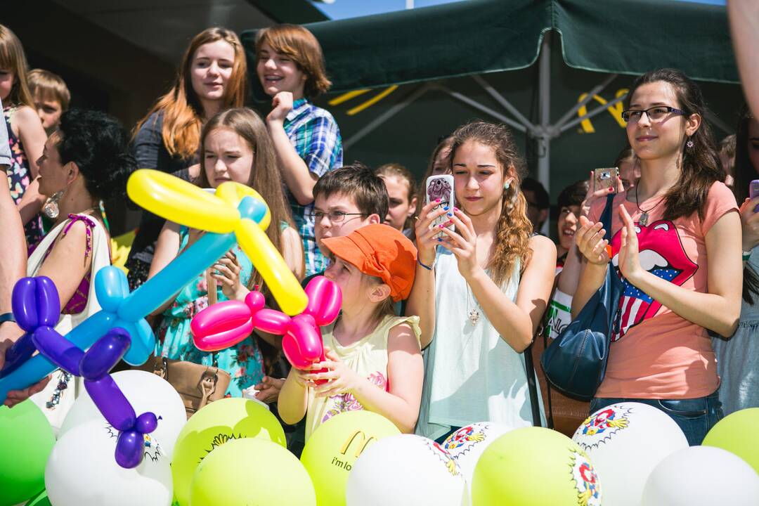„McDonald‘s“ šlovės alėjoje atsirado M. Pociaus delno įspaudas
