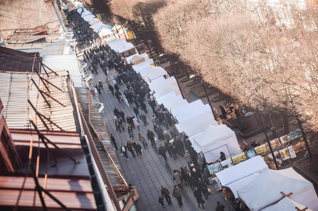 Kazimiero mugė jau šurmuliuoja Kauno centre