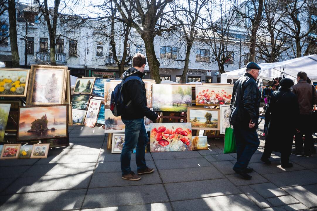 Kazimiero mugė jau šurmuliuoja Kauno centre