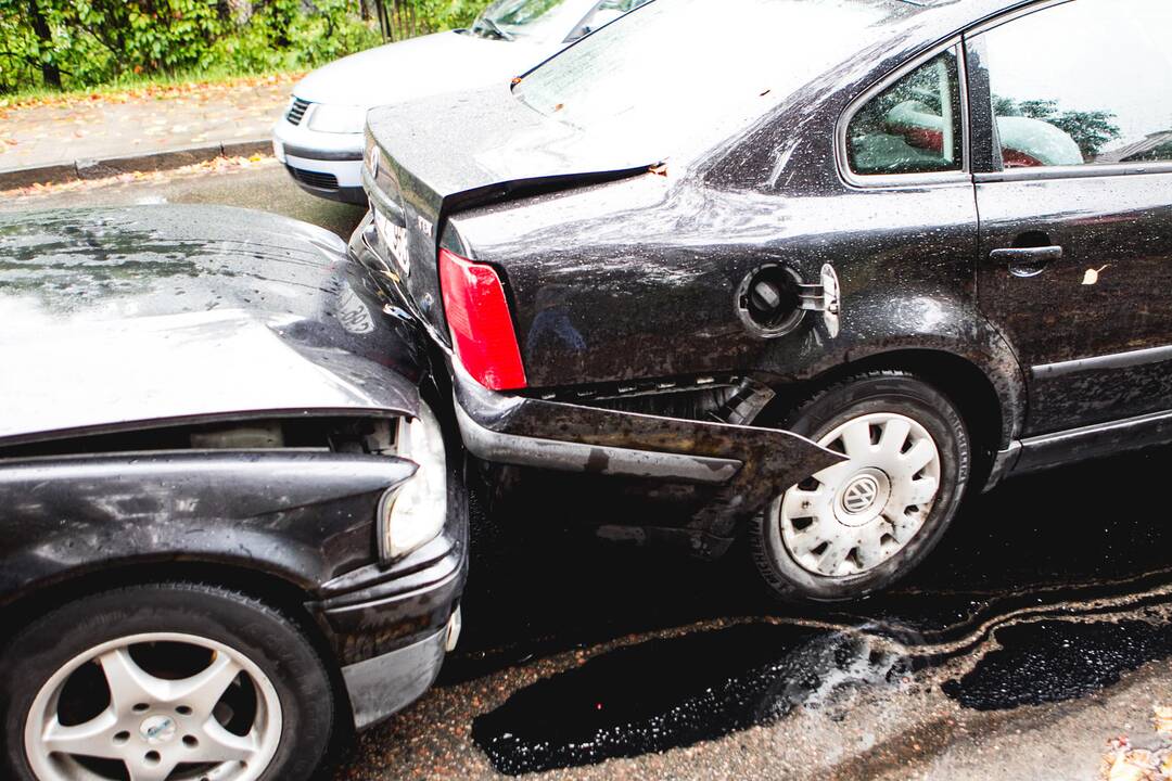 A. Baranausko gatvėje – keturių automobilių avarija