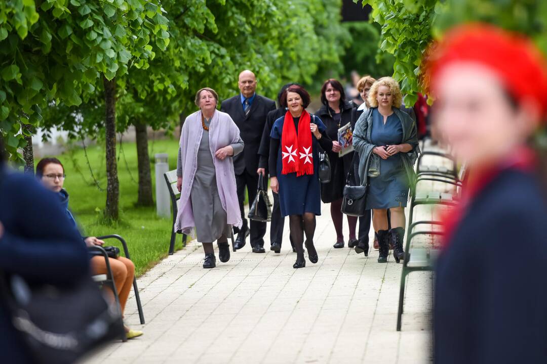 Prezidentui V. Adamkui suteiktas Maltiečių garbės nario vardas 