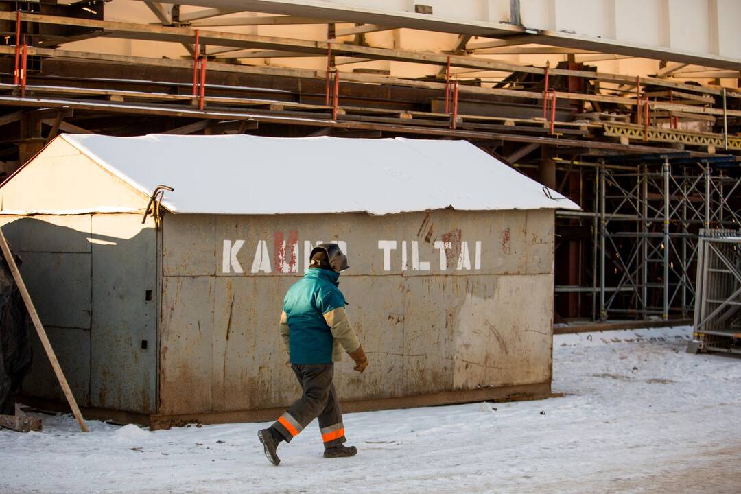 Premjeras A. Butkevičius lankėsi prie Panemunės tilto