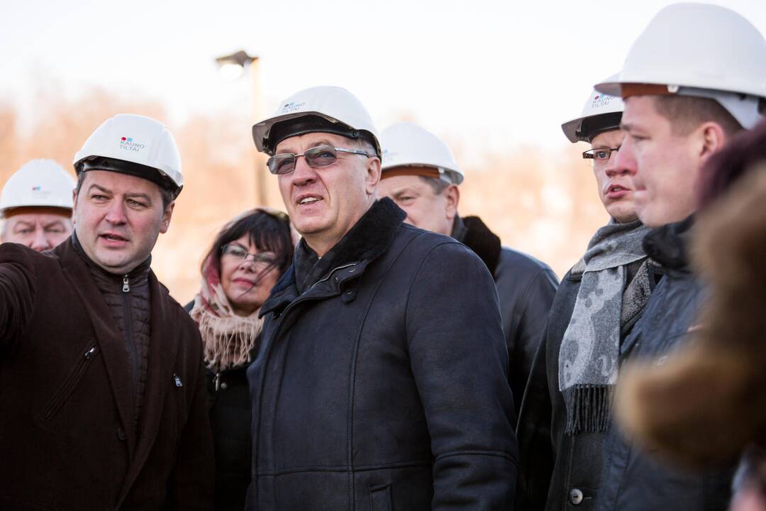 Premjeras A. Butkevičius lankėsi prie Panemunės tilto