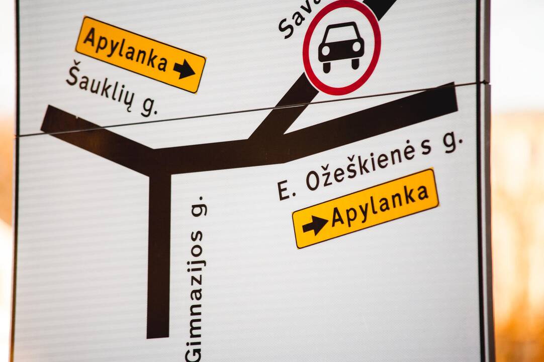 Uždaryta Savanorių prospekto įkalnė