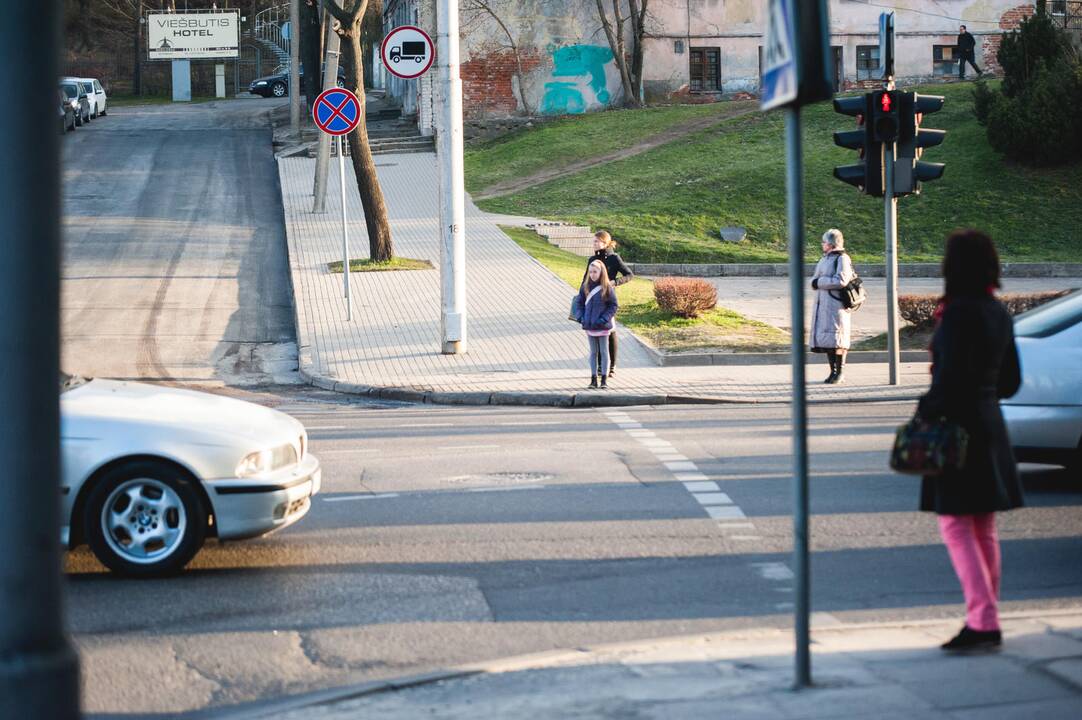 Uždaryta Savanorių prospekto įkalnė