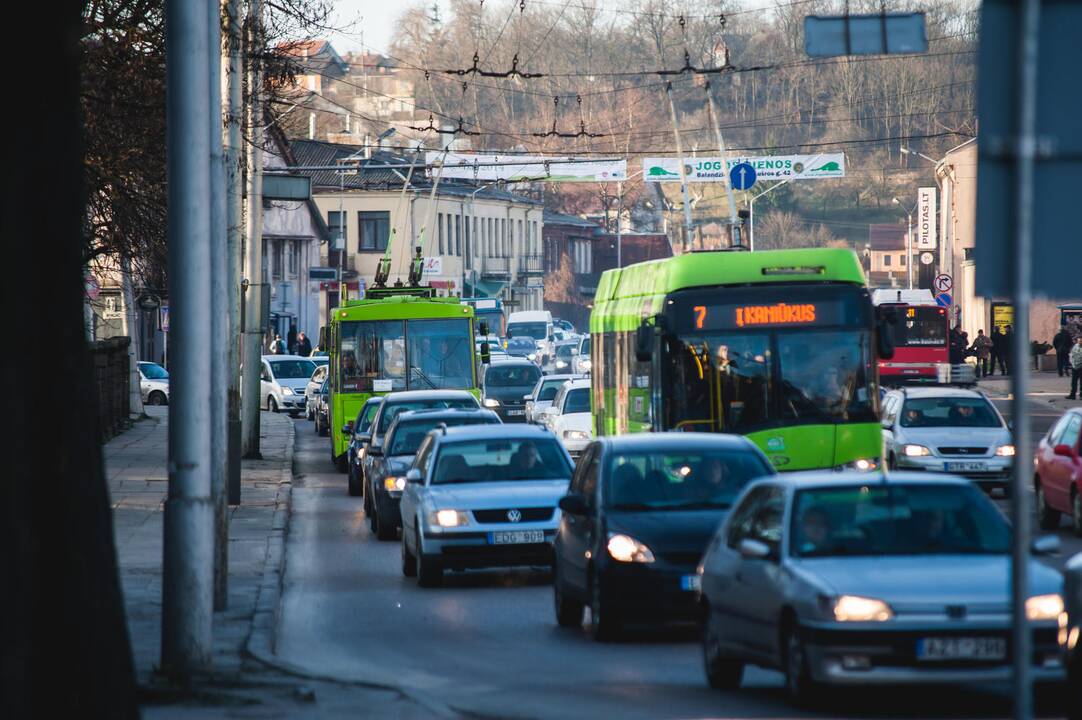 Uždaryta Savanorių prospekto įkalnė