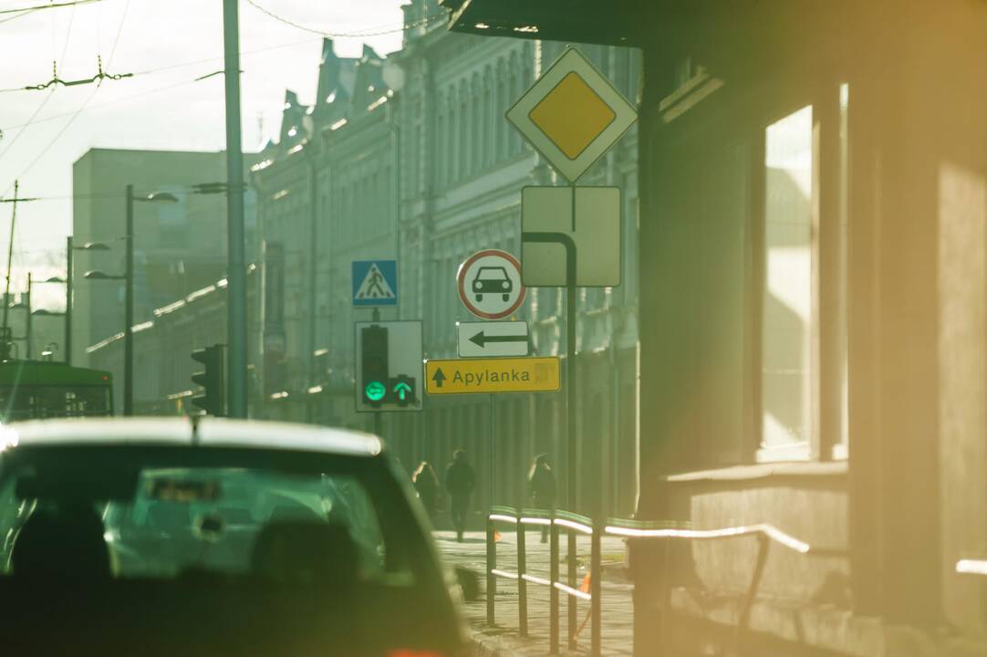 Uždaryta Savanorių prospekto įkalnė