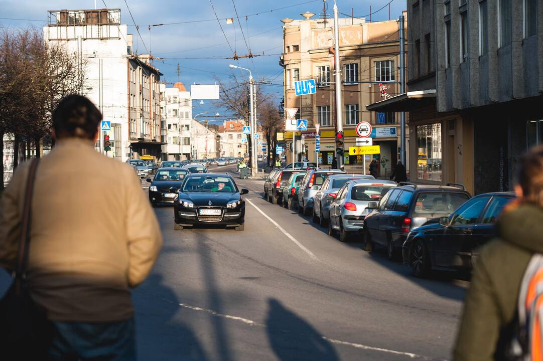 Uždaryta Savanorių prospekto įkalnė