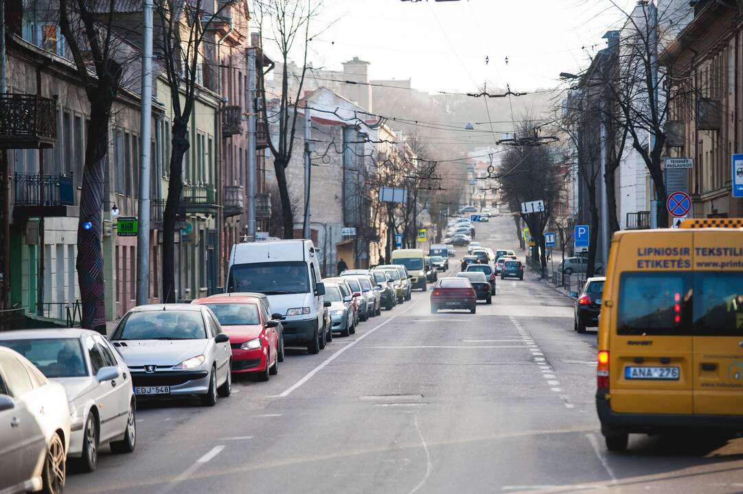 Uždaryta Savanorių prospekto įkalnė
