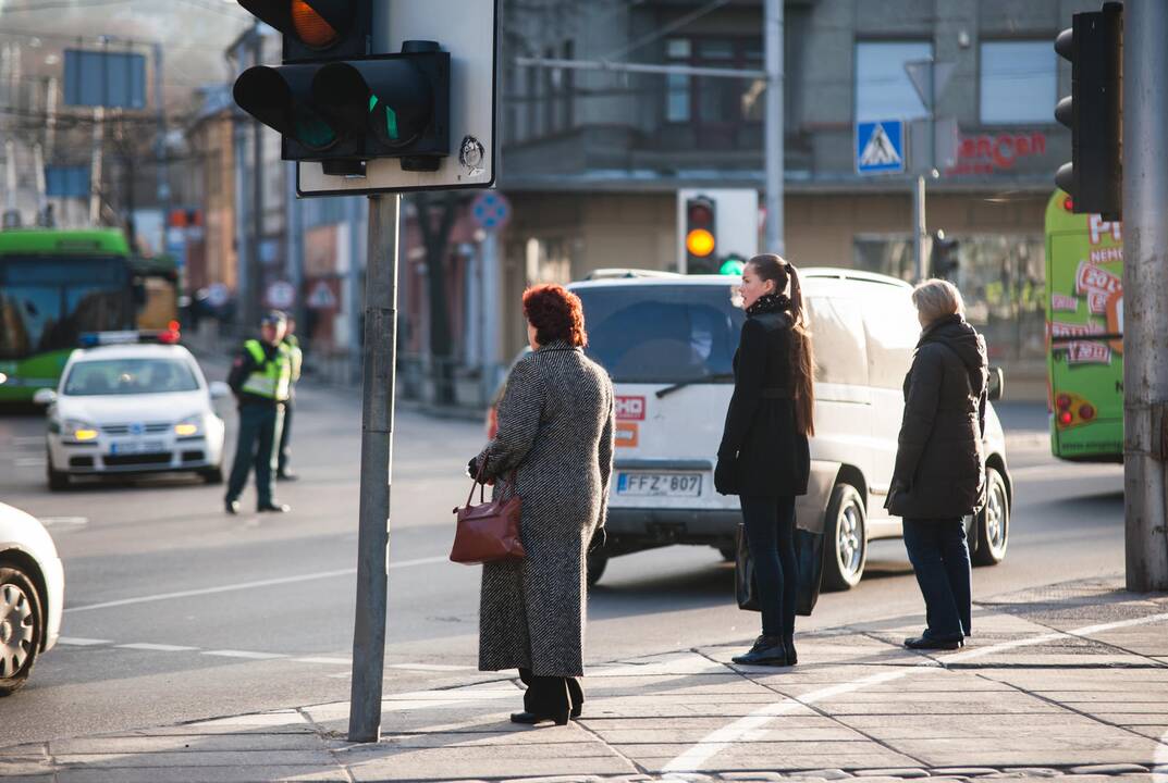 Uždaryta Savanorių prospekto įkalnė