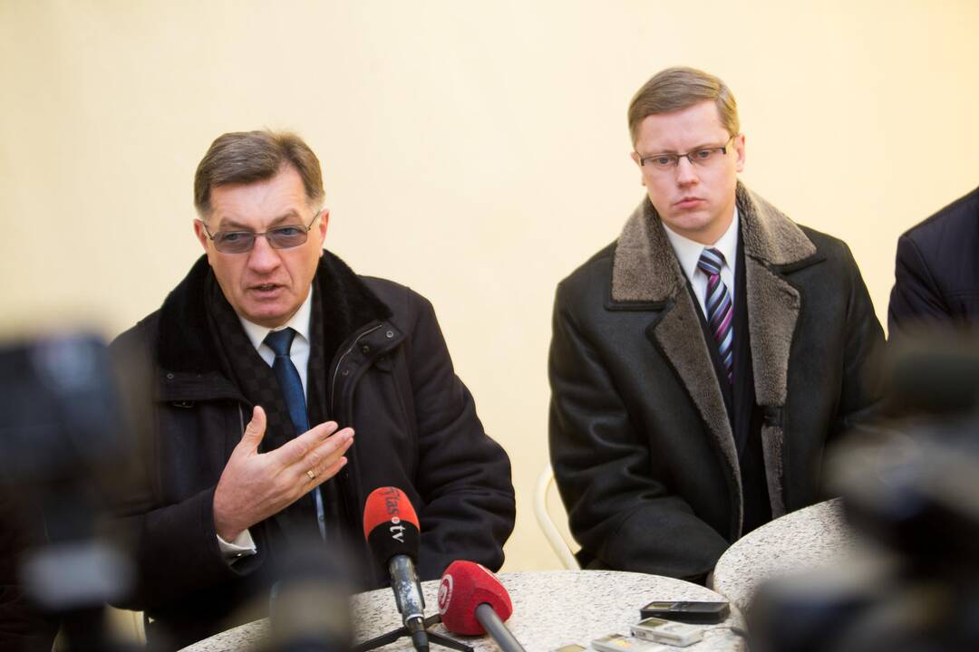 Premjeras A. Butkevičius lankėsi prie Panemunės tilto
