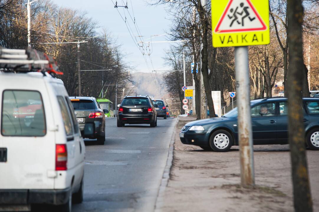 Uždaryta Savanorių prospekto įkalnė