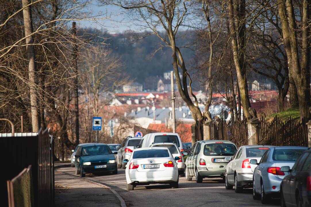 Uždaryta Savanorių prospekto įkalnė
