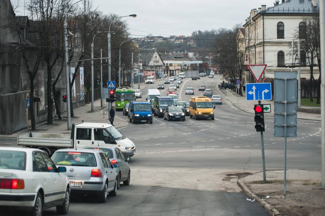 Uždaryta Savanorių prospekto įkalnė