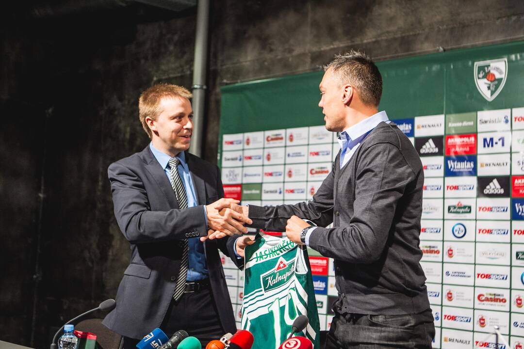Š. Jasikevičius prisijungė prie Kauno „Žalgirio“