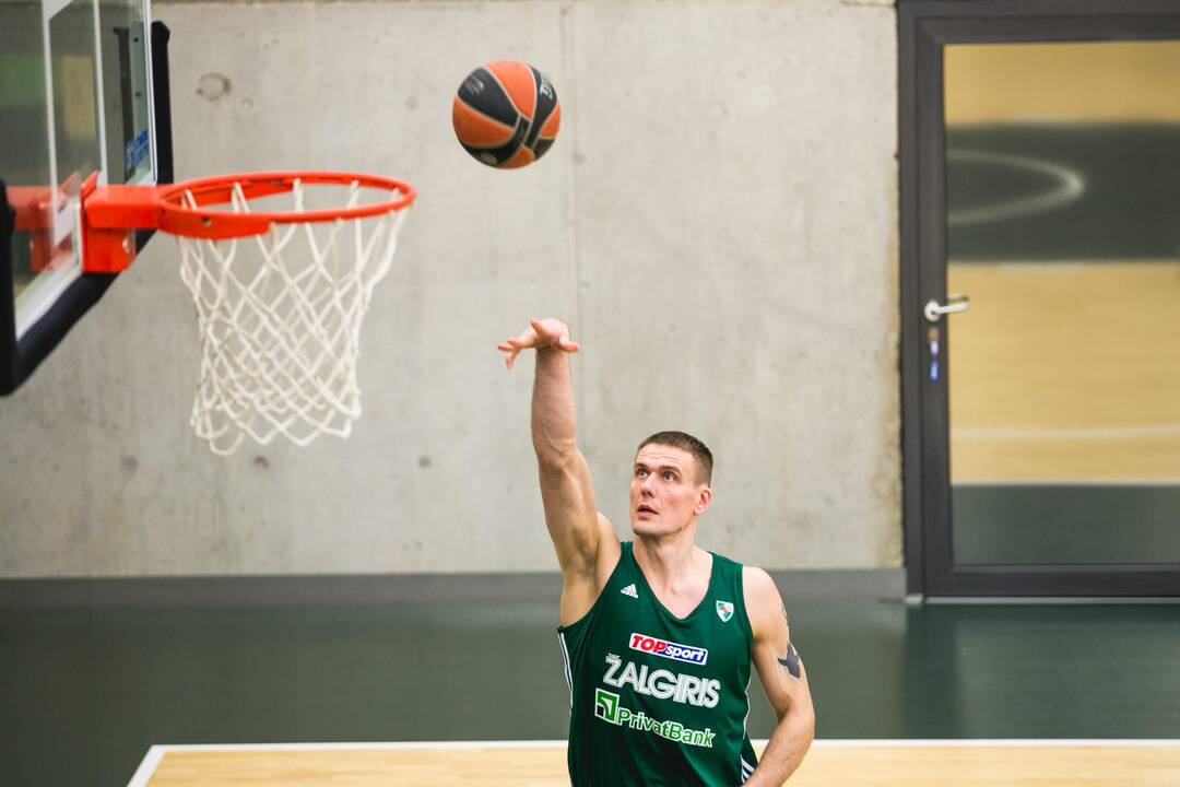 „Žalgirio“ treniruotė prie susitikimą su Krosnodaro "Lokomotiv-Kuban"