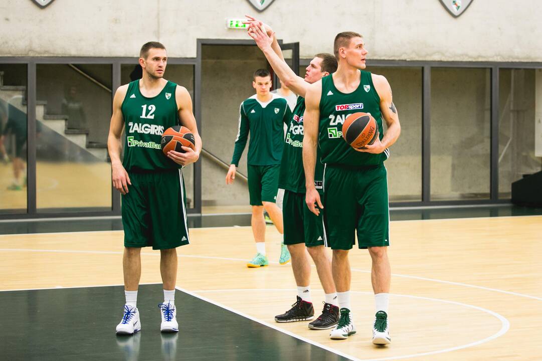 „Žalgirio“ treniruotė prie susitikimą su Krosnodaro "Lokomotiv-Kuban"