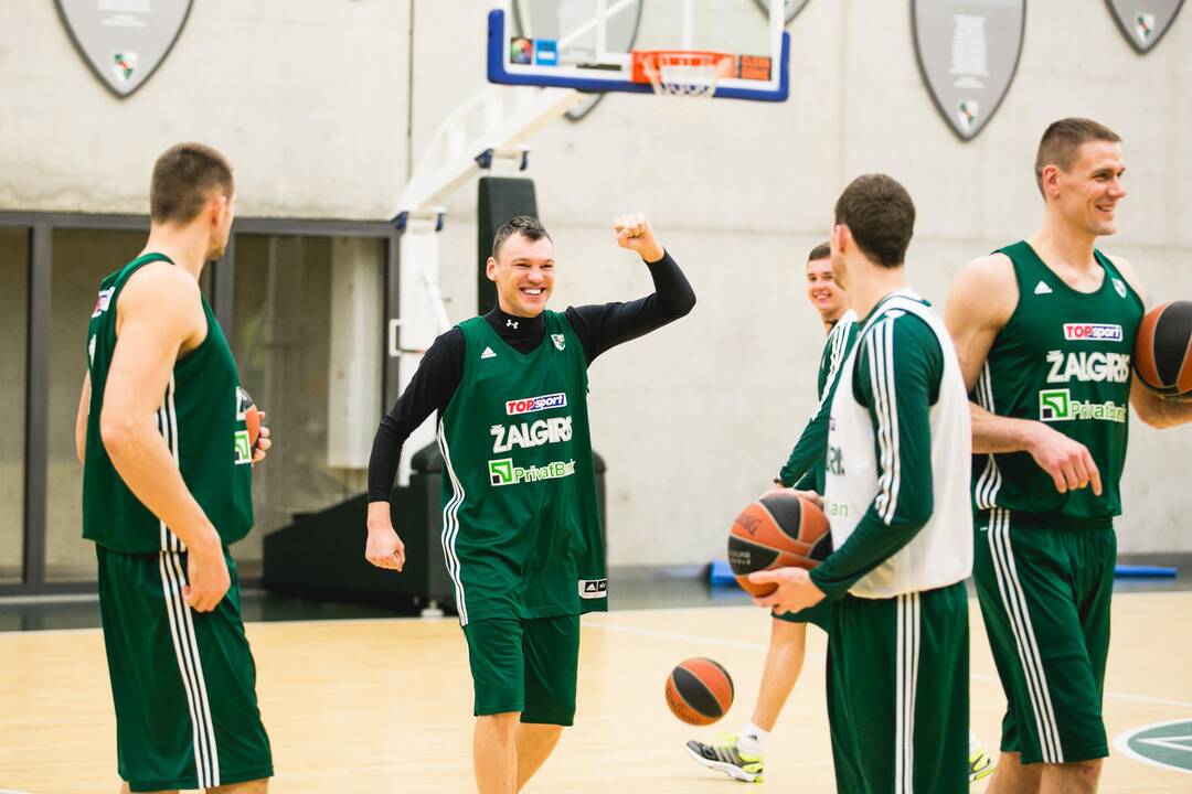 „Žalgirio“ treniruotė prie susitikimą su Krosnodaro "Lokomotiv-Kuban"