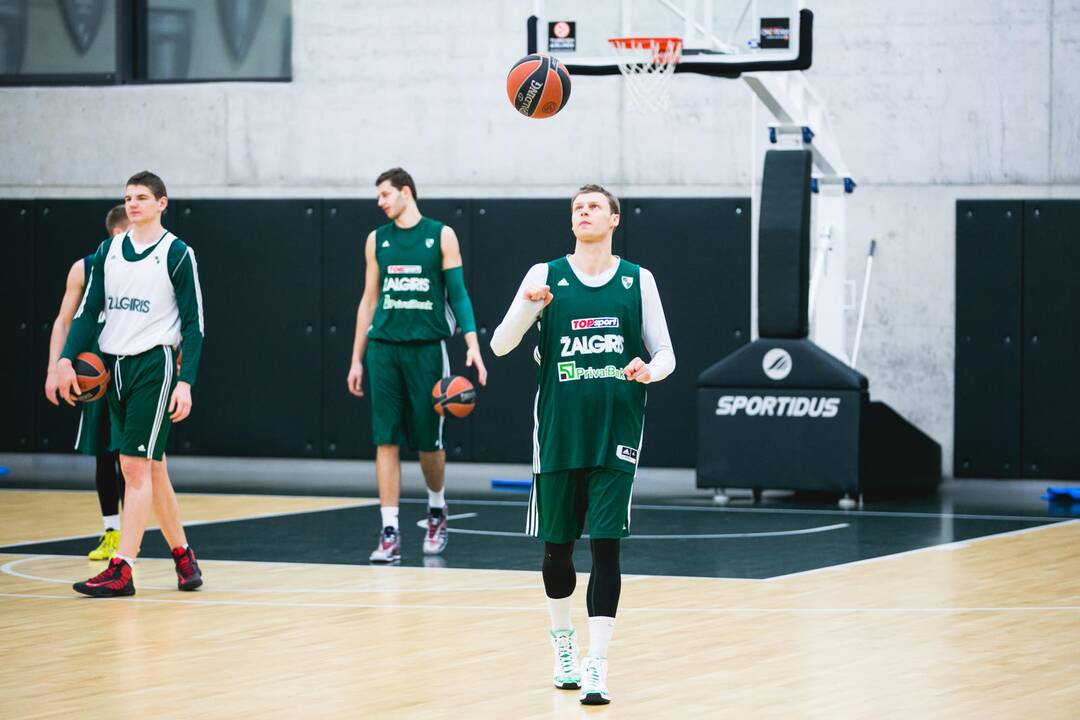 „Žalgirio“ treniruotė prie susitikimą su Krosnodaro "Lokomotiv-Kuban"