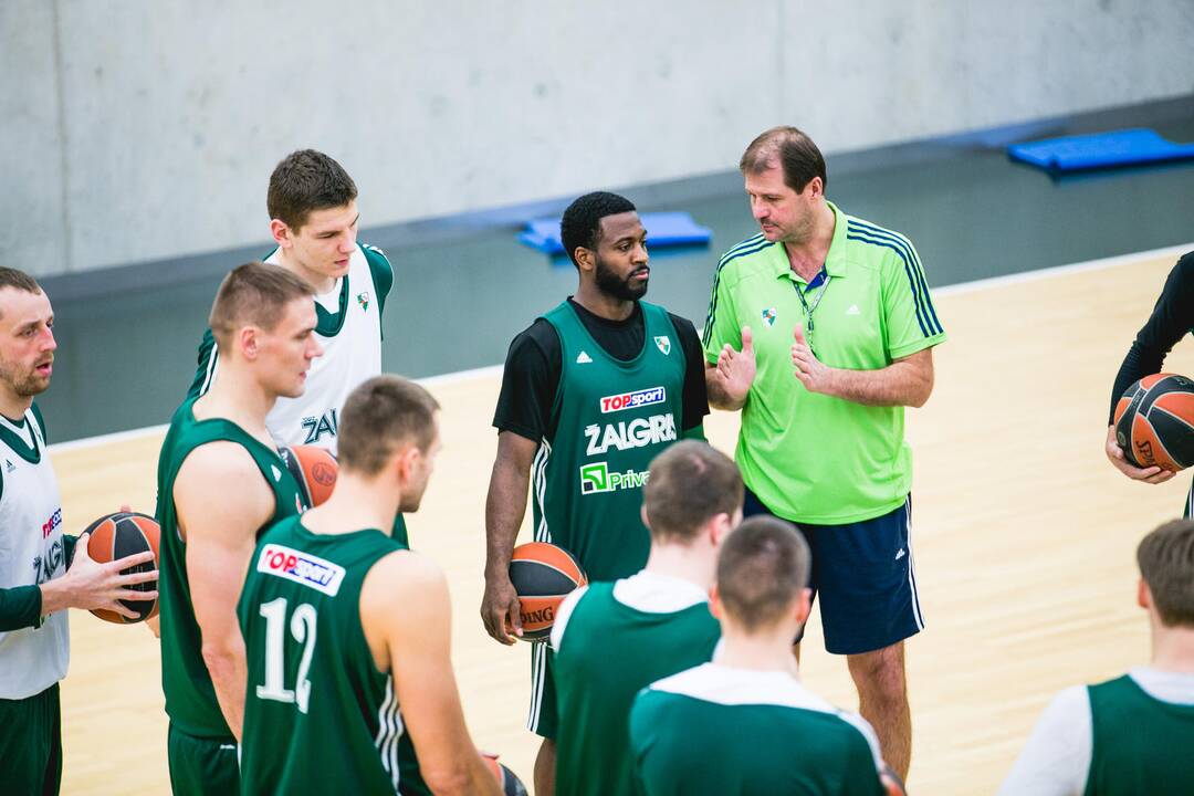 „Žalgirio“ treniruotė prie susitikimą su Krosnodaro "Lokomotiv-Kuban"