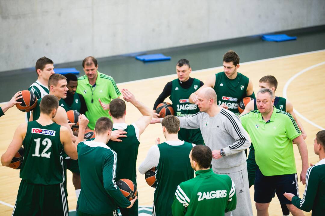 „Žalgirio“ treniruotė prie susitikimą su Krosnodaro "Lokomotiv-Kuban"