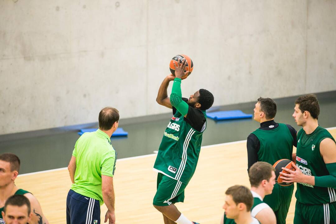 „Žalgirio“ treniruotė prie susitikimą su Krosnodaro "Lokomotiv-Kuban"