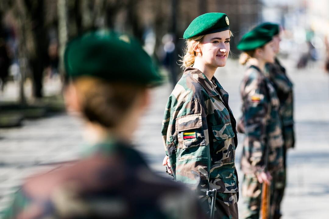 NATO vėliavos pakėlimo ceremonija Kaune