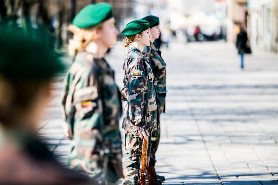 NATO vėliavos pakėlimo ceremonija Kaune