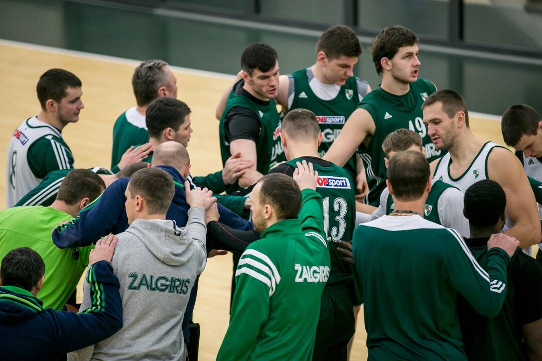 „Žalgirio“ treniruotė prieš susitikimą su Stambulo „Galatasaray“