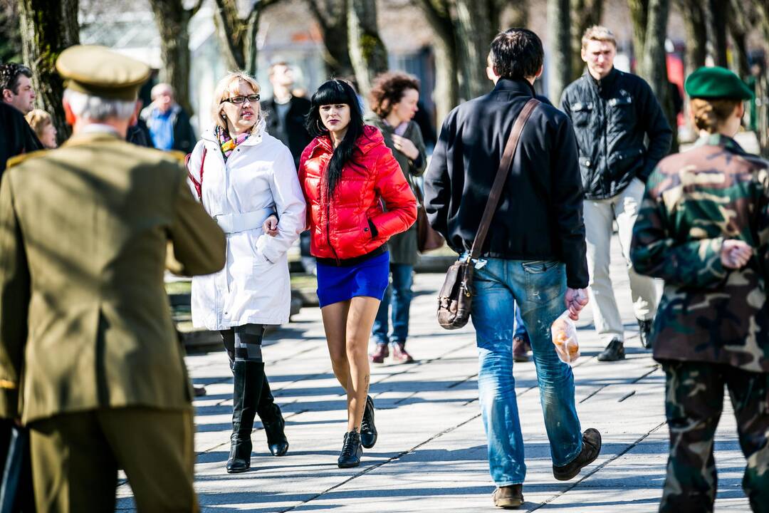 NATO vėliavos pakėlimo ceremonija Kaune