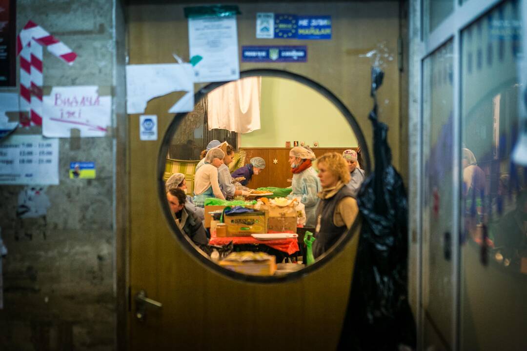 Maidane plevėsuoja ir Lietuvos trispalvė
