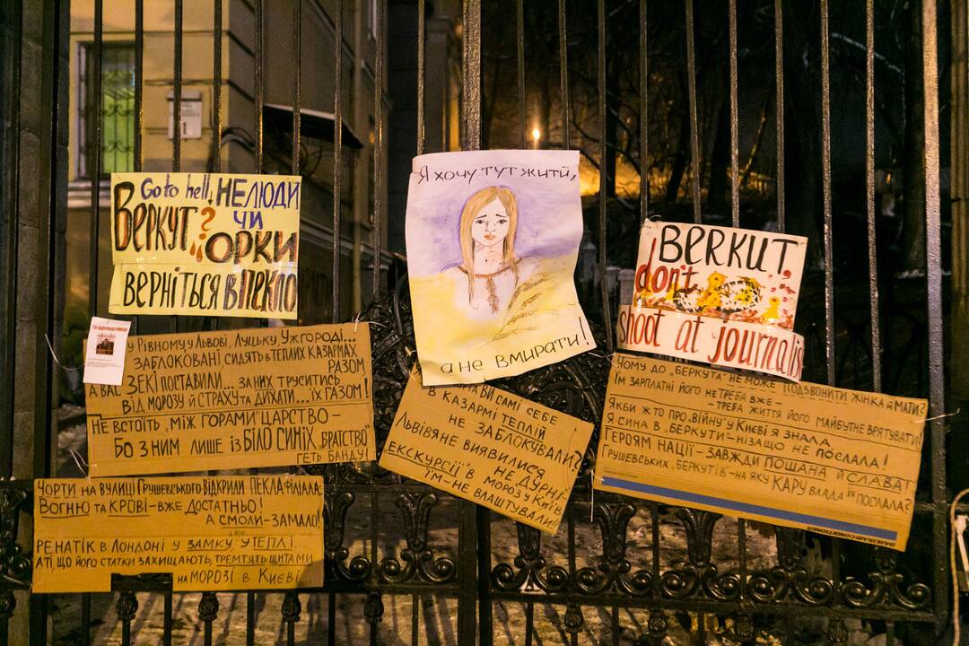 Maidane plevėsuoja ir Lietuvos trispalvė